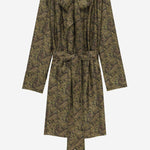 Abito in twill di seta motivo paisley 830263 Y6K901355 SAINT LAURENT 