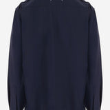 CAMICIA IN LANA CON TASCHINI E SPALLINE S50DT0059 M35524470 MAISON MARGIELA 