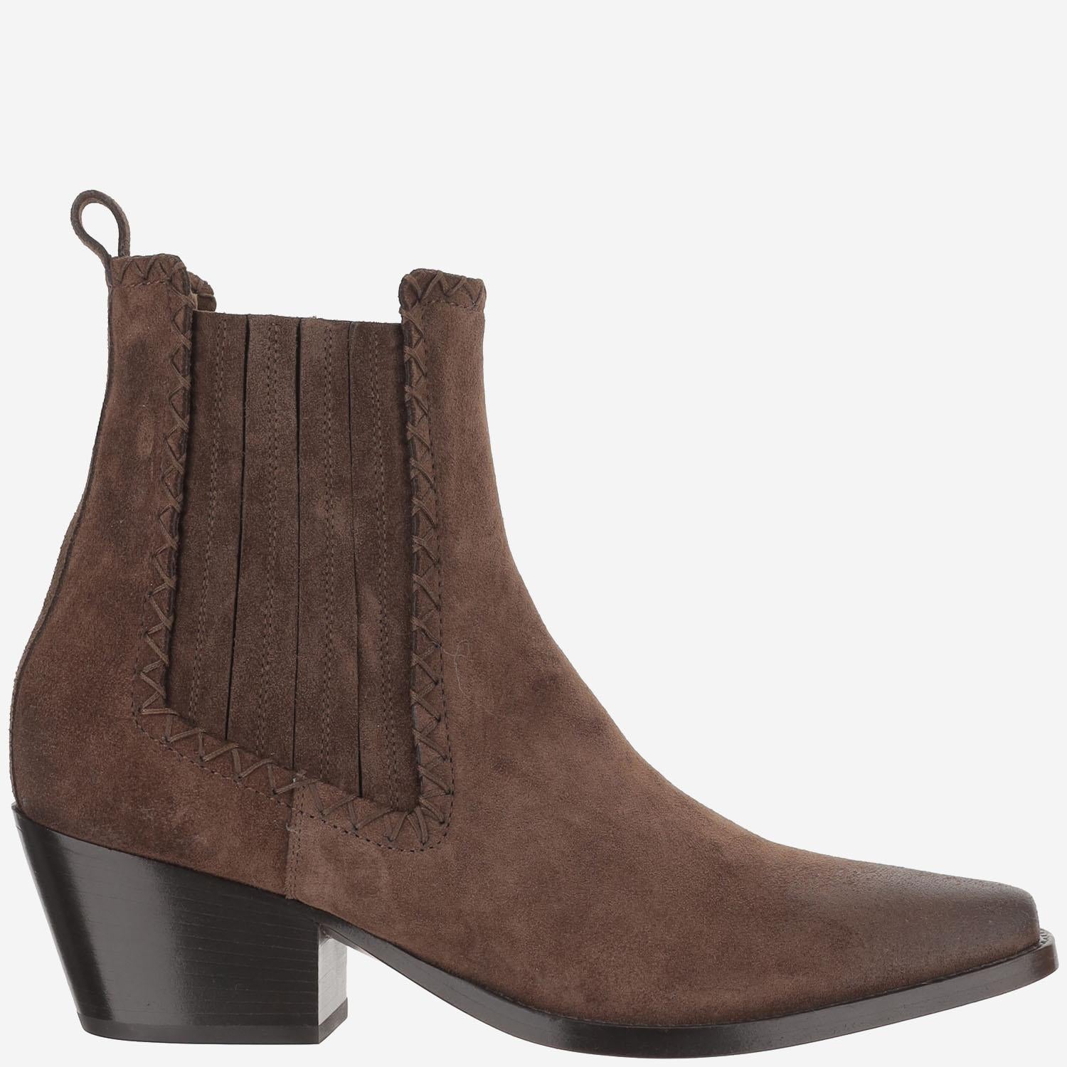 STIVALETTI VELOUR MUSTANG IN SUEDE SR490404 VELOURMUSTANG SARTORE 