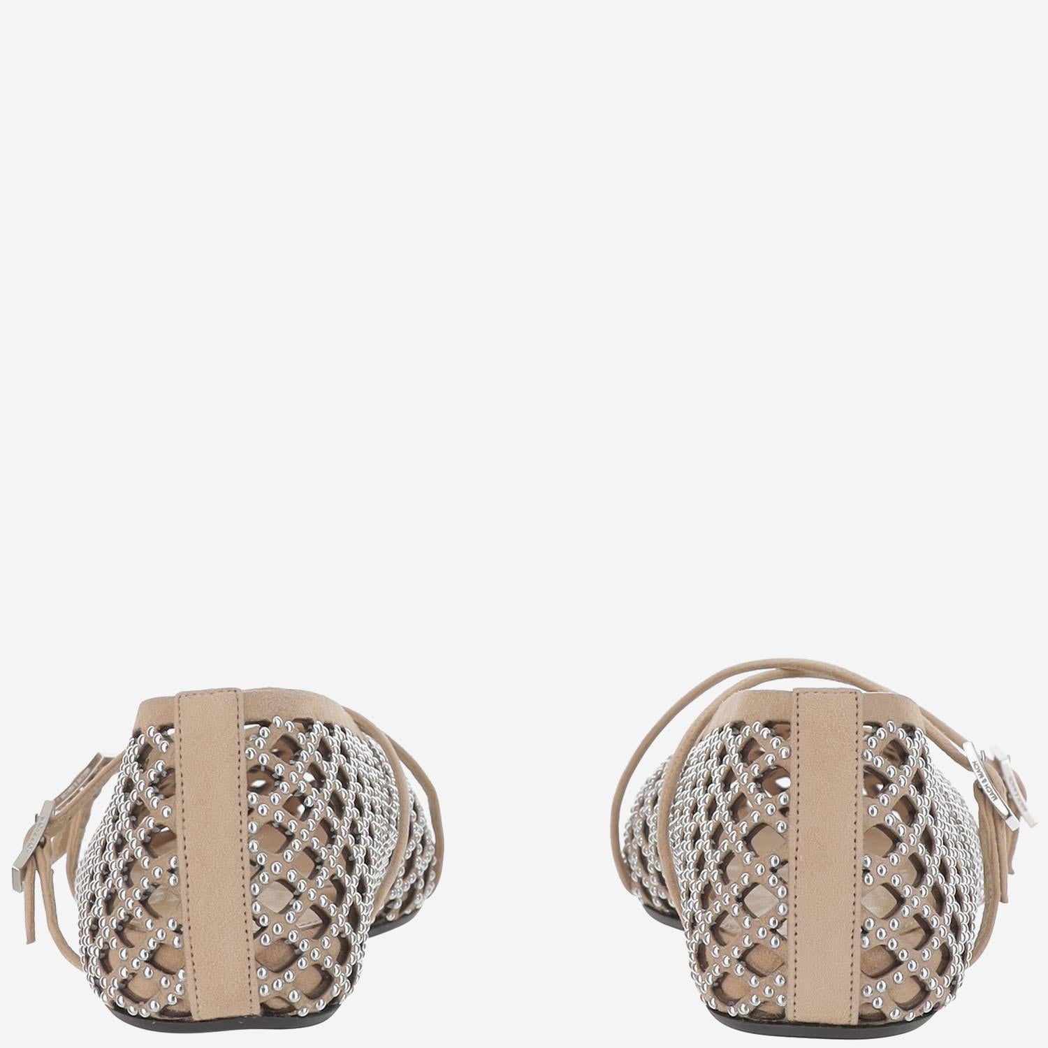 Ballerine in pelle con perline S103710 SUENUD MACH & MACH 