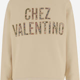 FELPA IN COTONE CON LOGO 8B3MF25F A4TET5 VALENTINO 