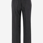 PANTALONI TEODORA IN LANA E CASHMERE A RIGHE TEODORA 5071673 QL2 