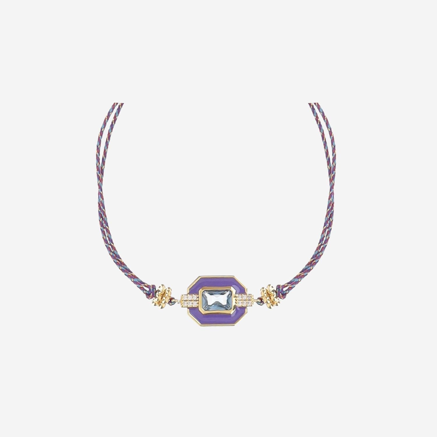 BRACCIALE PURPLE ART DECO BR367 ORO MYA BAY 