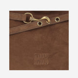 Borsa Aventure in pelle scamosciata 5BC181 2CSSF0316 MIU MIU 
