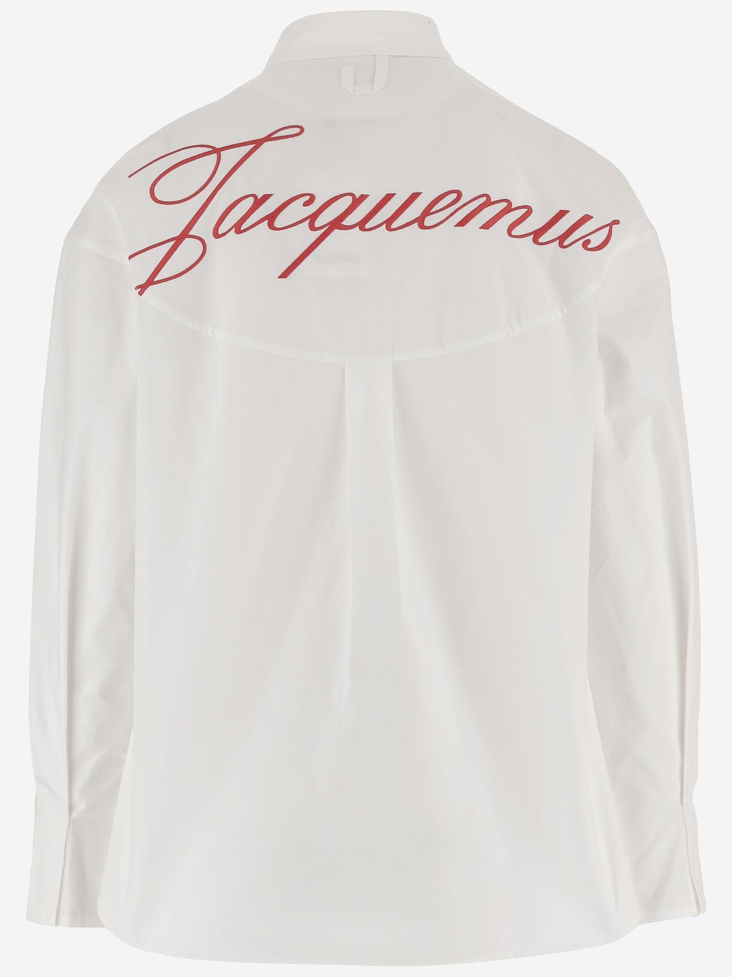 CAMICIA IN COTONE CON LOGO SHM00588AW00648 100 JACQUEMUS 