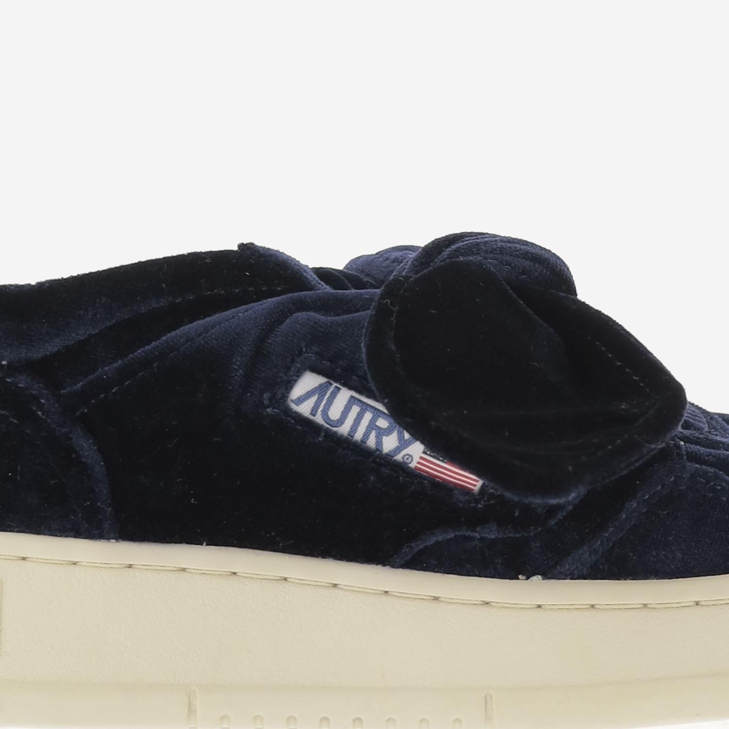 SNEAKERS MEDALIST LOW VELVET BOW AULWVF03 SPACE AUTRY 