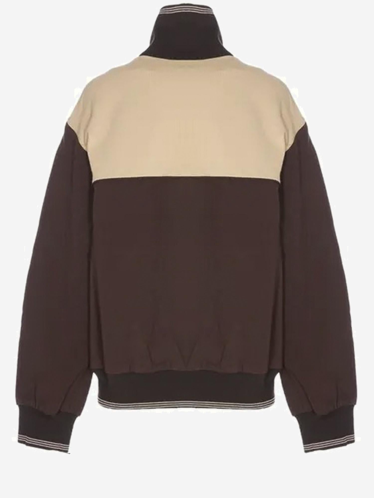 GIACCA CON PANNELLO A CONTRASTO MJLA02 18FXF049E MIU MIU 