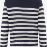 MAGLIA IN CASHMERE CON MOTIVO A RIGHE R2C103 110 BRUNO MANETTI 