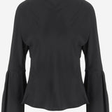 CAMICIETTA BLATZ IN ACETATO E SETA 105625 A2S9Z99 PINKO 