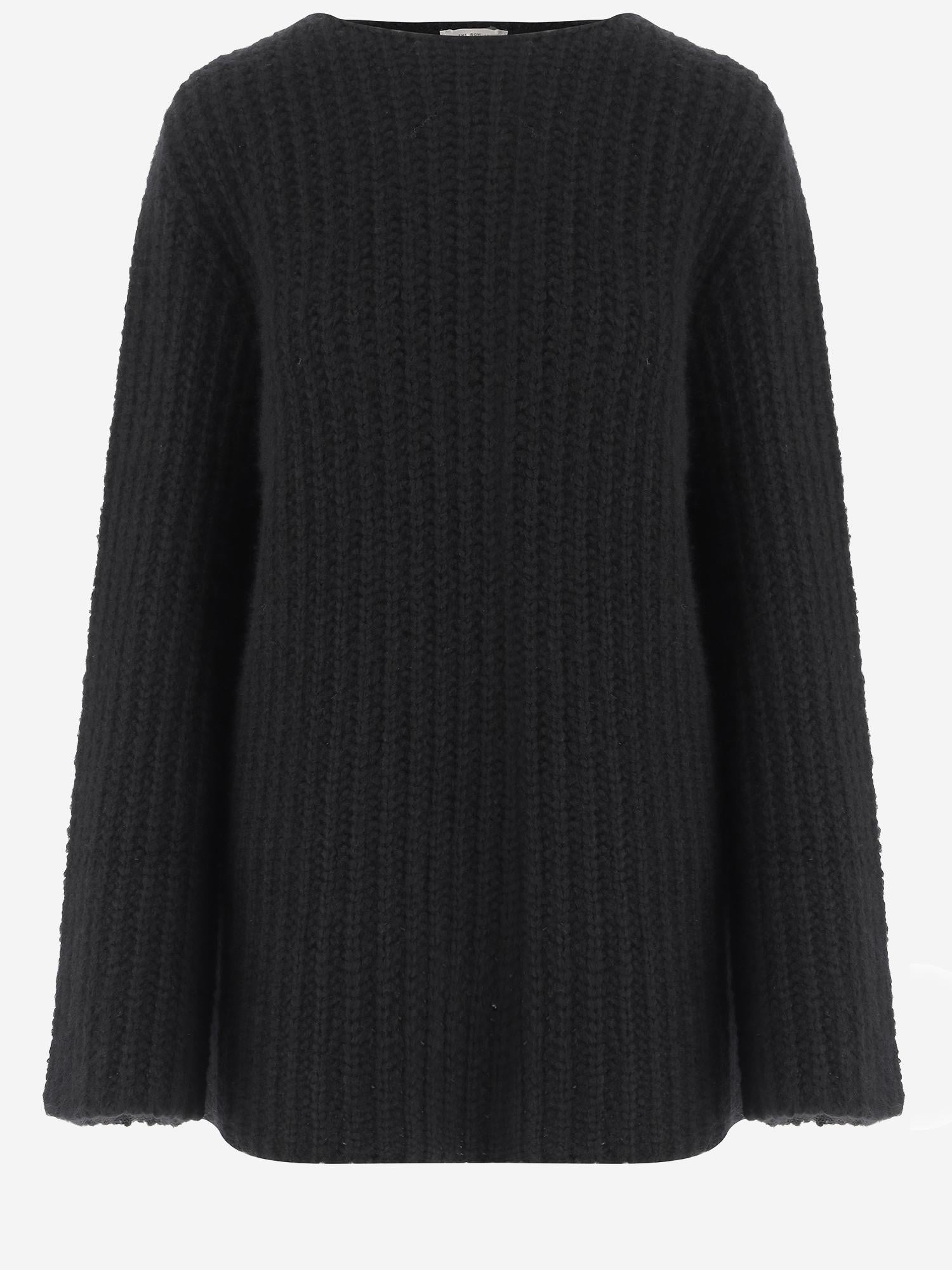 MAGLIA MIRR IN CASHMERE 10564Y647 BLK THE ROW 