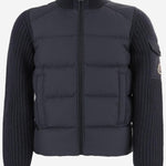 GIUBBOTTO IBRIDO CON MANICHE IN MAGLIA 9B00009M1241 779 MONCLER ENFANTS 