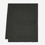 FOULARD IN LANA E SETA 520144 004MILITARY SALVATORE FERRAGAMO 