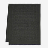 FOULARD IN LANA E SETA 520144 004MILITARY SALVATORE FERRAGAMO 