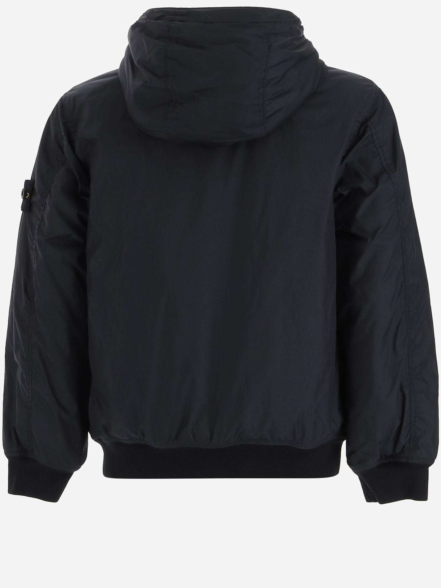 GIACCA IN NYLON CON LOGO 4100007 S0A23V0020 STONE ISLAND KIDS 