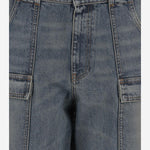 JEANS IN DENIM IN DENIM DI COTONE GWP603 183CF0013 MIU MIU 