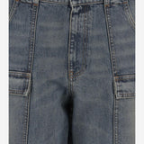 JEANS IN DENIM IN DENIM DI COTONE GWP603 183CF0013 MIU MIU 
