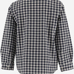 Camicia con motivo a quadri P25CL252C3161 497 IL GUFO KIDS 