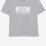T-SHIRT IN COTONE CON LOGO S6MSJUTH051 271 MSGM KIDS 