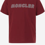 T-SHIRT IN COTONE CON LOGO 8C0000789AFV 43A MONCLER ENFANTS 