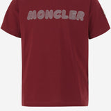T-SHIRT IN COTONE CON LOGO 8C0000789AFV 43A MONCLER ENFANTS 