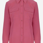 CAMICIA SIGNATURE IN SETA Q23E231 RASPBERRYSORBET EQUIPMENT 