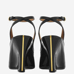Sandali peep toe con zeppa 01K873 001NEROBISCOTTONERO SALVATORE FERRAGAMO 