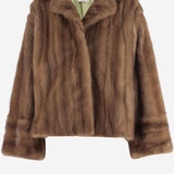 PELLICCIA DI VISONE MINK NATURALHONEY IACOPA 