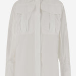 CAMICIA IN COTONE CON MAXI TASCHE BL0360017 001W PATOU 