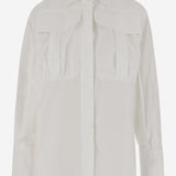CAMICIA IN COTONE CON MAXI TASCHE BL0360017 001W PATOU 