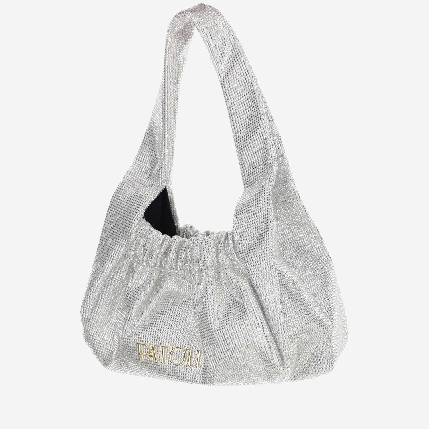 BORSA LE BISCUIT IN RASO E STRASS AC0540173 001W PATOU 