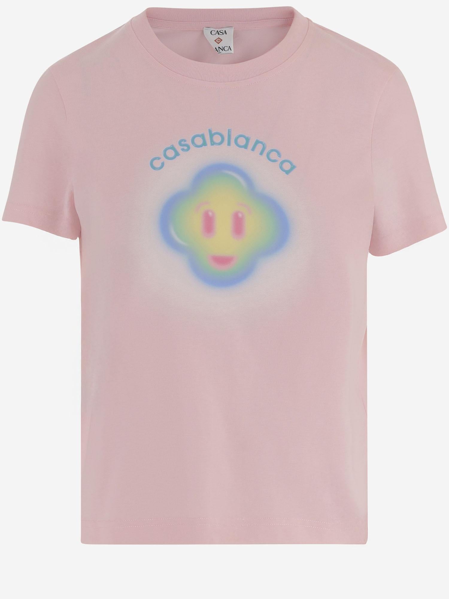 T-SHIRT IN COTONE CON LOGO WSP26JTS020 01 CASABLANCA 