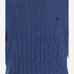 MAGLIA A TRECCE IN LANA 710876762 017 POLO RALPH LAUREN 