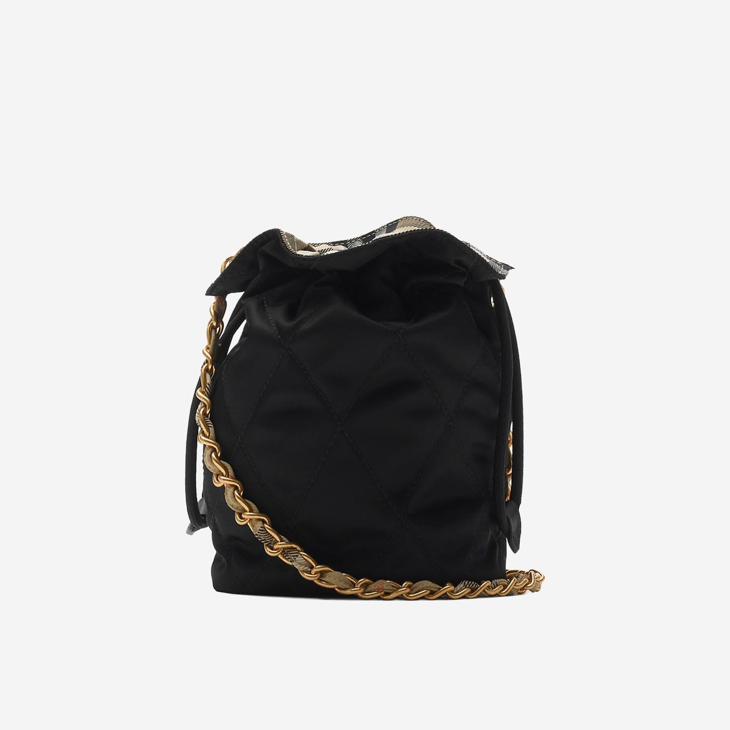 POCHETTE CON CATENA HORSESHOE 8121345 BLACK BURBERRY 