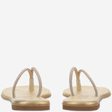 SANDALI IN PELLE CON STRASS BALOS GOLD KIMA 