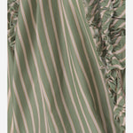 CAMICIA IN CUPRO A RIGHE CON VOLANT 010745 3274604 DRIES VAN NOTEN 