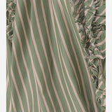 CAMICIA IN CUPRO A RIGHE CON VOLANT 010745 3274604 DRIES VAN NOTEN 