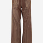PANTALONI IN COTONE CON COULISSE DAM25.M02 BROWN DONT @ ME 