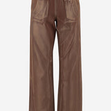 PANTALONI IN COTONE CON COULISSE DAM25.M02 BROWN DONT @ ME 