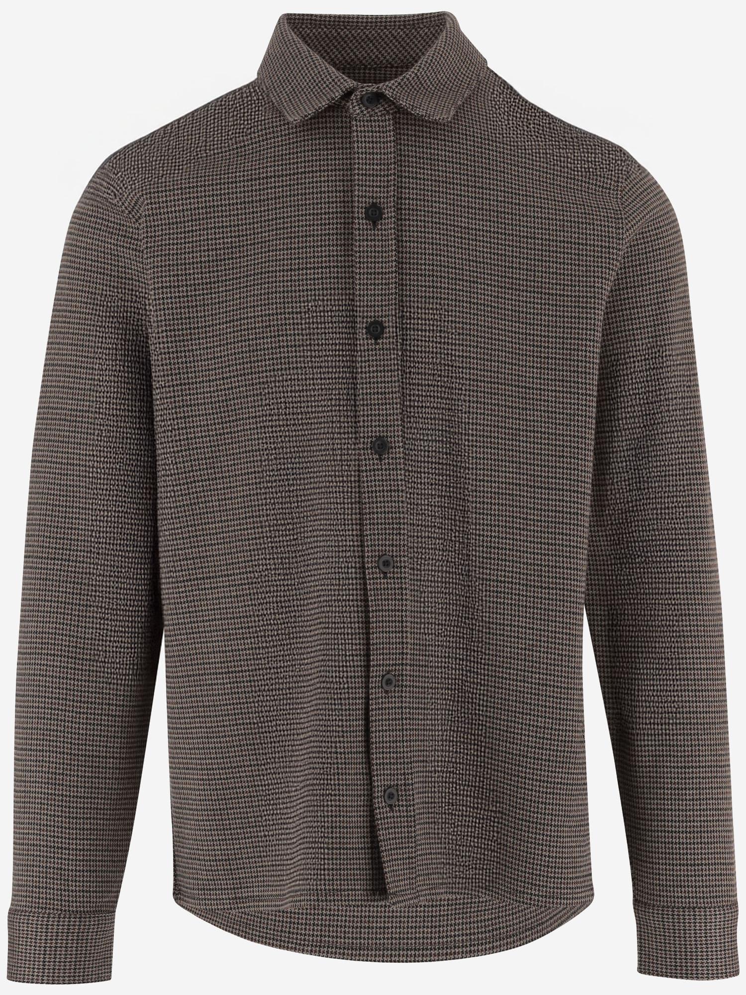 CAMICIA IN COTONE MISTO CON TEXTURE M12789981A 826DRC VINCE 