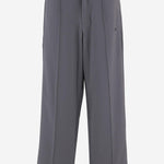 PANTALONI IN NYLON STRETCH CON LOGO KS1345 GREYFIVE ADIDAS X SONG FOR THE MUTE 