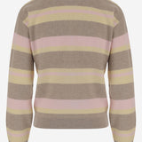 POLO IN CASHMERE A RIGHE W30310JM TAUPCO GUEST IN RESIDENCE 