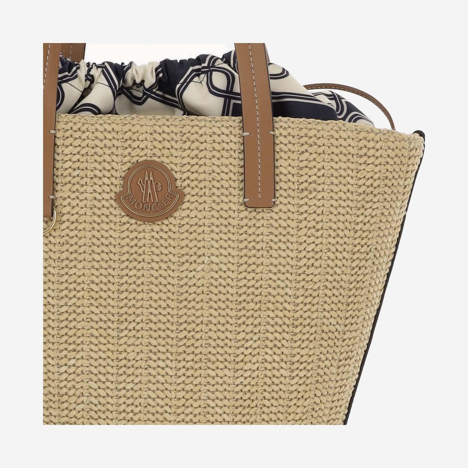 BORSA TOTE PICCOLA HUBBA IN RAFIA 5D00009 M4231F22 MONCLER 