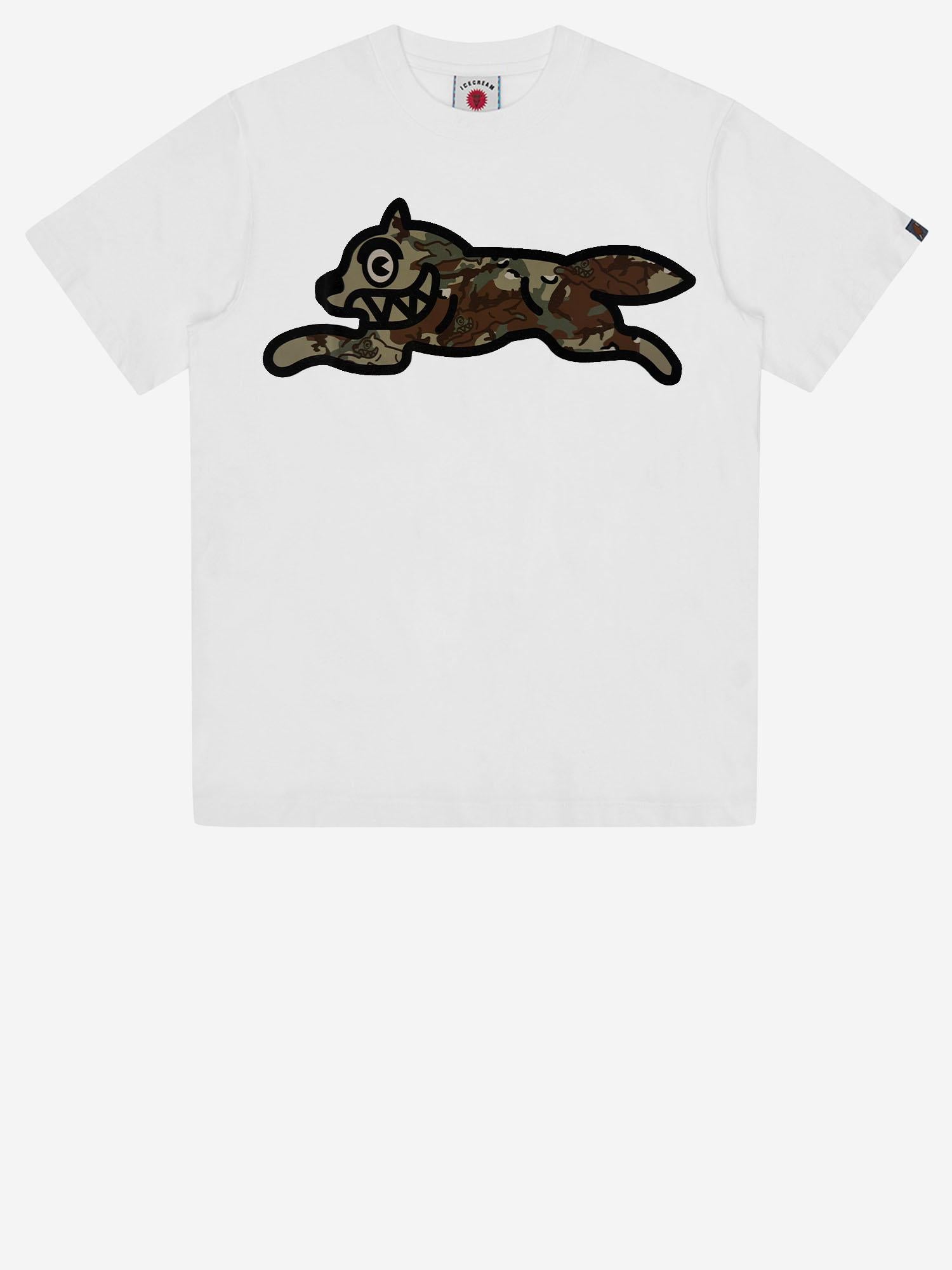 T-SHIRT IN COTONE CON LOGO IC26142 WHITE ICECREAM 