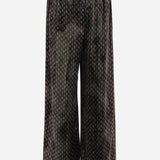 PANTALONI IN VISCOSA E SETA 010914 2254606 DRIES VAN NOTEN 