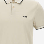 Polo in cotone stretch con logo 50506193 275 HUGO BOSS 