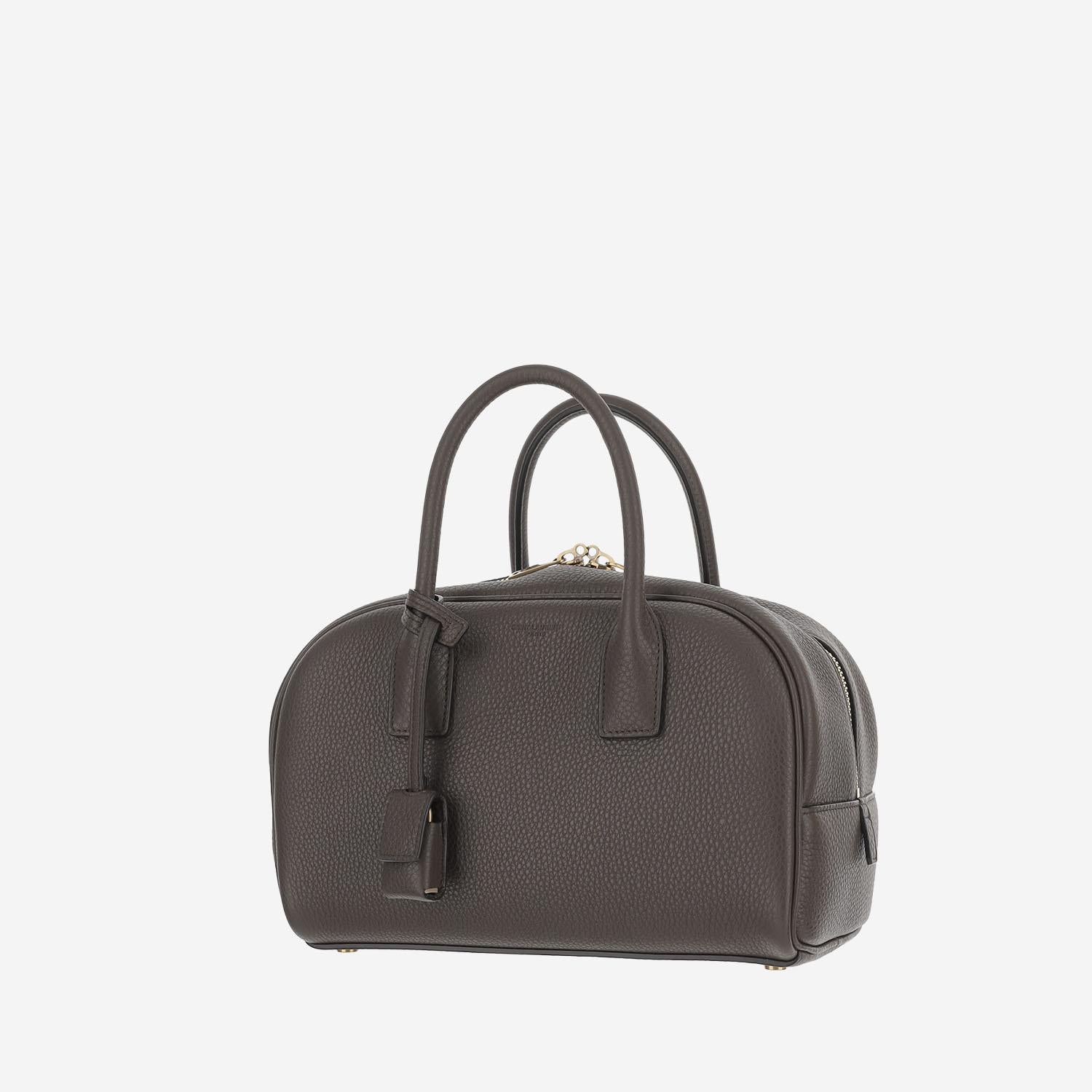 BORSA A TRACOLLA IN PELLE MARTELLATA CON LOGO 851694 AAF203212 SAINT LAURENT 