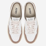 SNEAKERS MEDALIST LOW IN PELLE AULMFT02 SOFLEASUEWHTANTIL AUTRY 