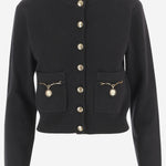 CARDIGAN HORSE MEDAL IN LANA E CASHMERE CH26SMC07800 001 CHLOE 