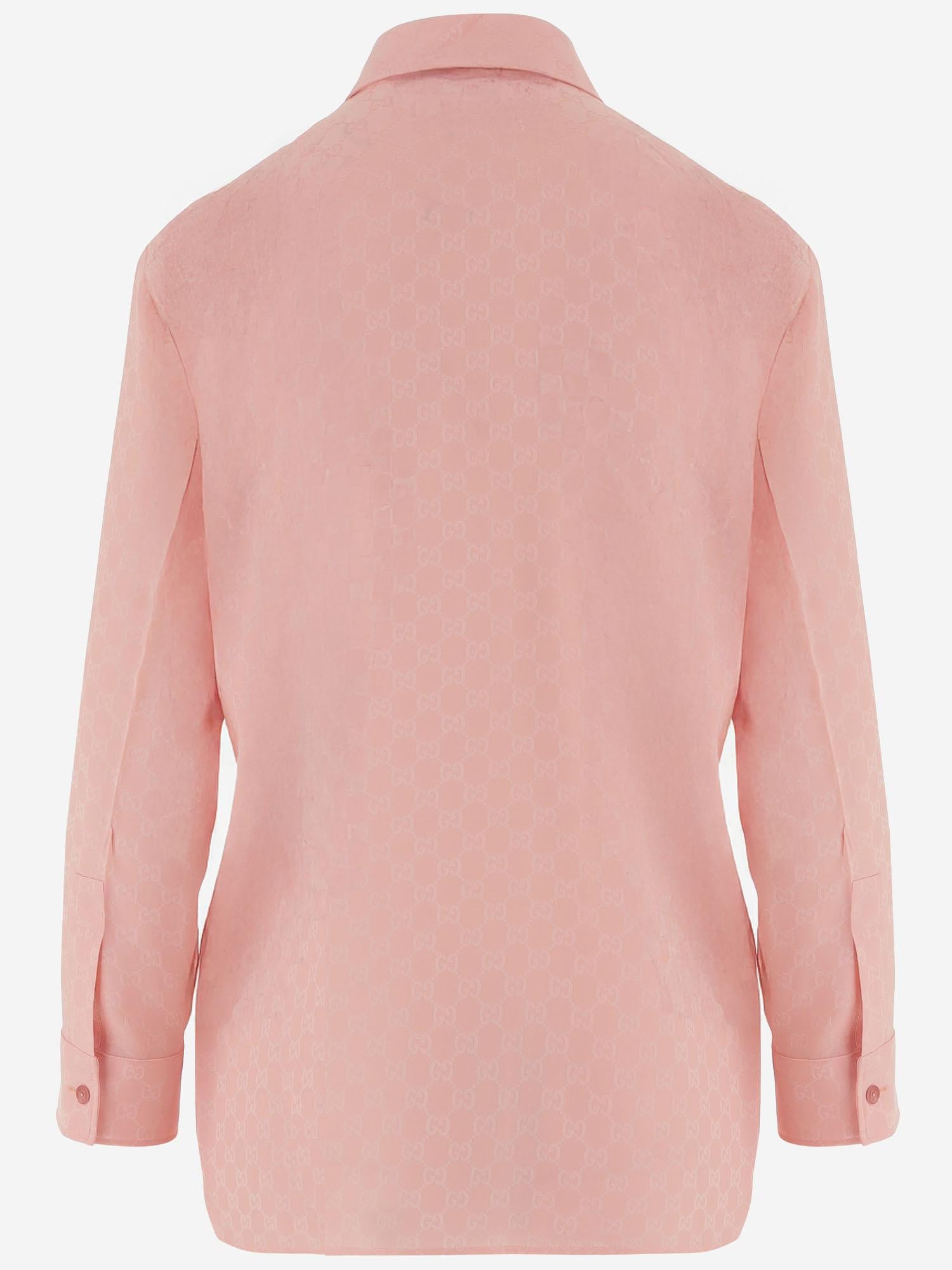 CAMICIA IN JACQUARD DI SETA GG 849973 Z7AZH5136 GUCCI 