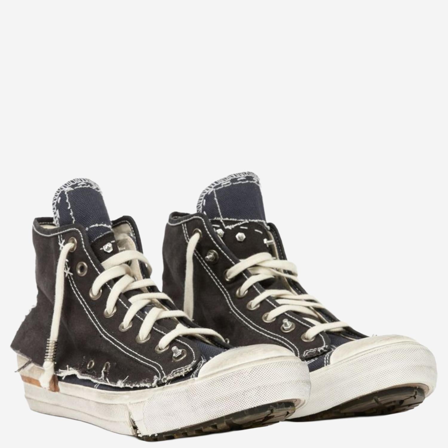 SNEAKERS ALTE IN TELA CON DETTAGLI DESTRUTTURATI S97WS0082 P7454HB130 MAISON MARGIELA 